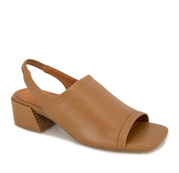 Gentle Souls By Kenneth Cole Penny Slingback Sandal In Camel Size 10 - Picture 1 of 11